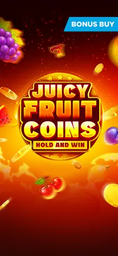 Juicy Fruit Coins Hold and Win hos Huzzlin